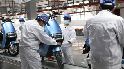 趁勝勢·創(chuàng)盛世 新大洲全生態(tài)智慧工廠正式投產(chǎn)，開啟電動(dòng)車智造新篇章